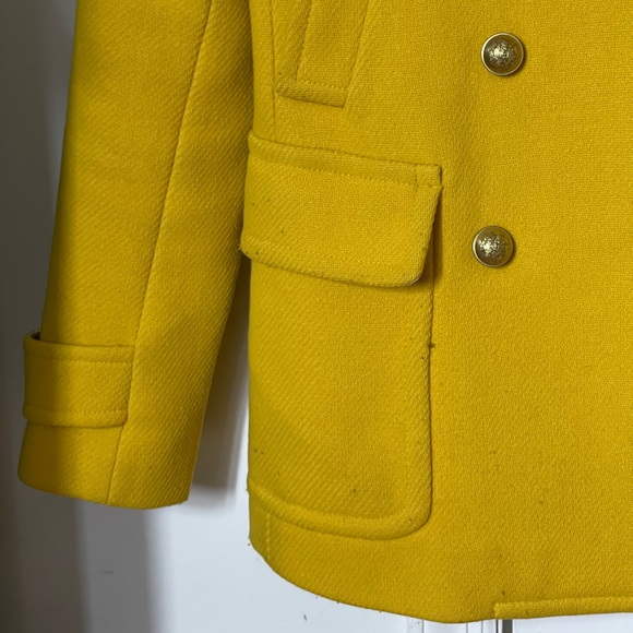 STADIUM CLOTH bY NELLO GORI 6T Preowned Wool Blend Double Breasted Peacoat - Picture 7 of 10